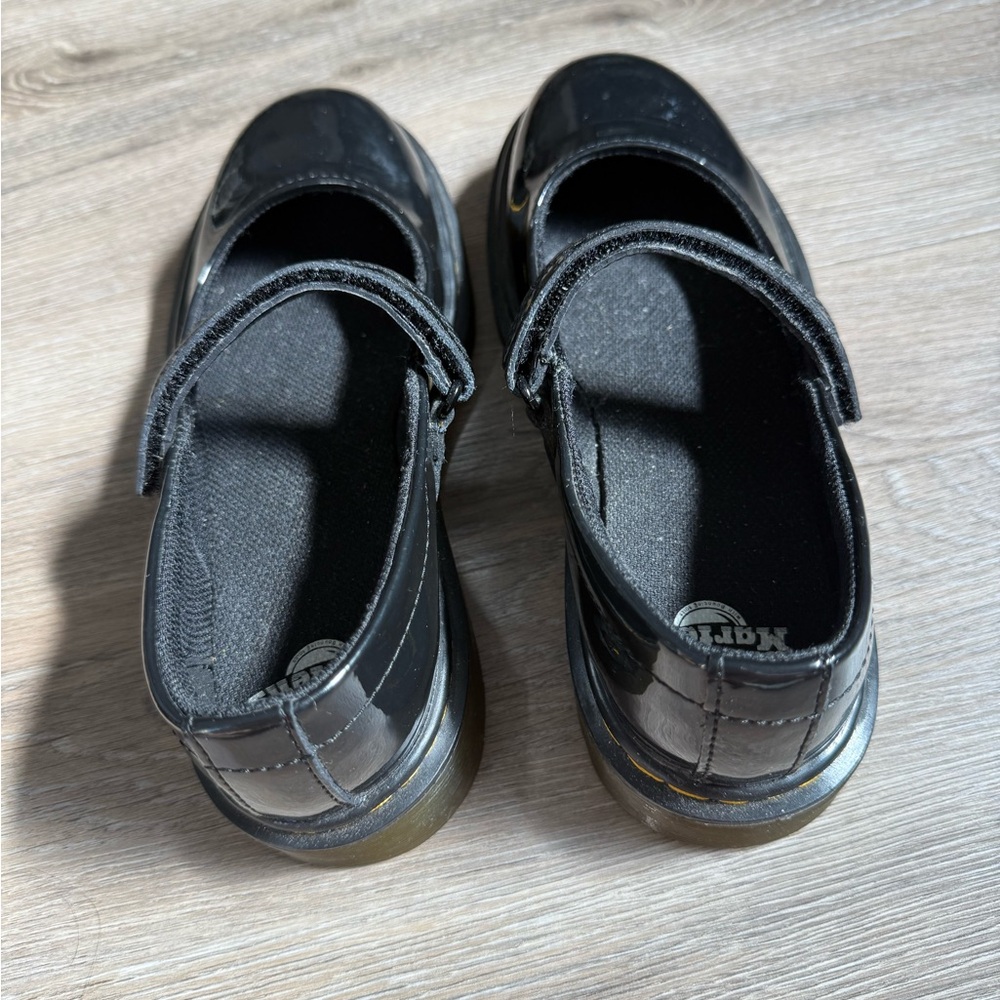 Dr. Martens Womens Maccy Black Patent Leather Mary Janes Size - Picture 6 of 7